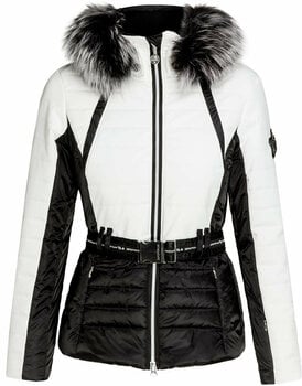 Skijakke Sportalm Kelly TG Womens Jacket with Hood and Fur Black 36 - 1
