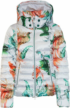 Skidjacka Sportalm Exotic Womens Jacket with Hood and Fur Optical White 36 - 1