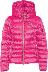 Sportalm Kyla RR Womens Jacket with Hood and Fur Neon Pink 34 Sportalm Kyla RR Womens Jacket with Hood and Fur Neon Pink 34