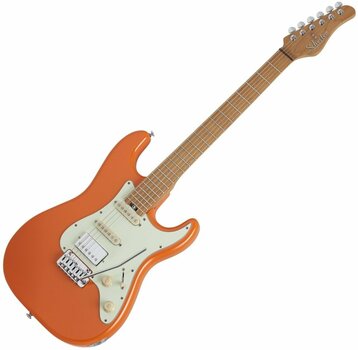 Guitare électrique Schecter Nick Johnston HSS Atomic Orange - 1