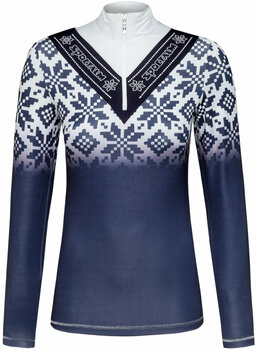 T-shirt/casaco com capuz para esqui Sportalm Seak Womens Sweater Sky Captain 36 - 1