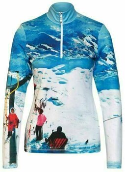 Ski-trui en T-shirt Sportalm Tico Womens Sweater Turquoise 34 - 1