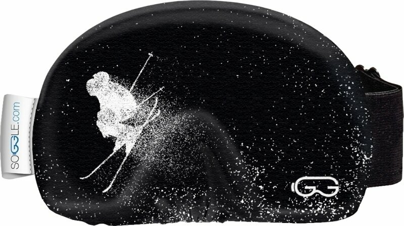 Housse pour casques de ski Soggle Goggle Cover Black White Freestyler Housse pour casques de ski