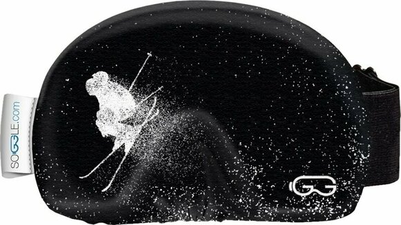Ski Goggle Case Soggle Goggle Cover Black White Freestyler Ski Goggle Case - 1