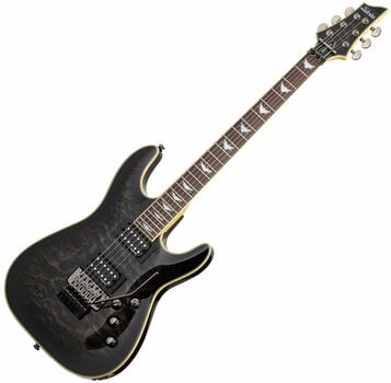 Elektromos gitár Schecter Omen Extreme 6 FR SeeThru Black - 1