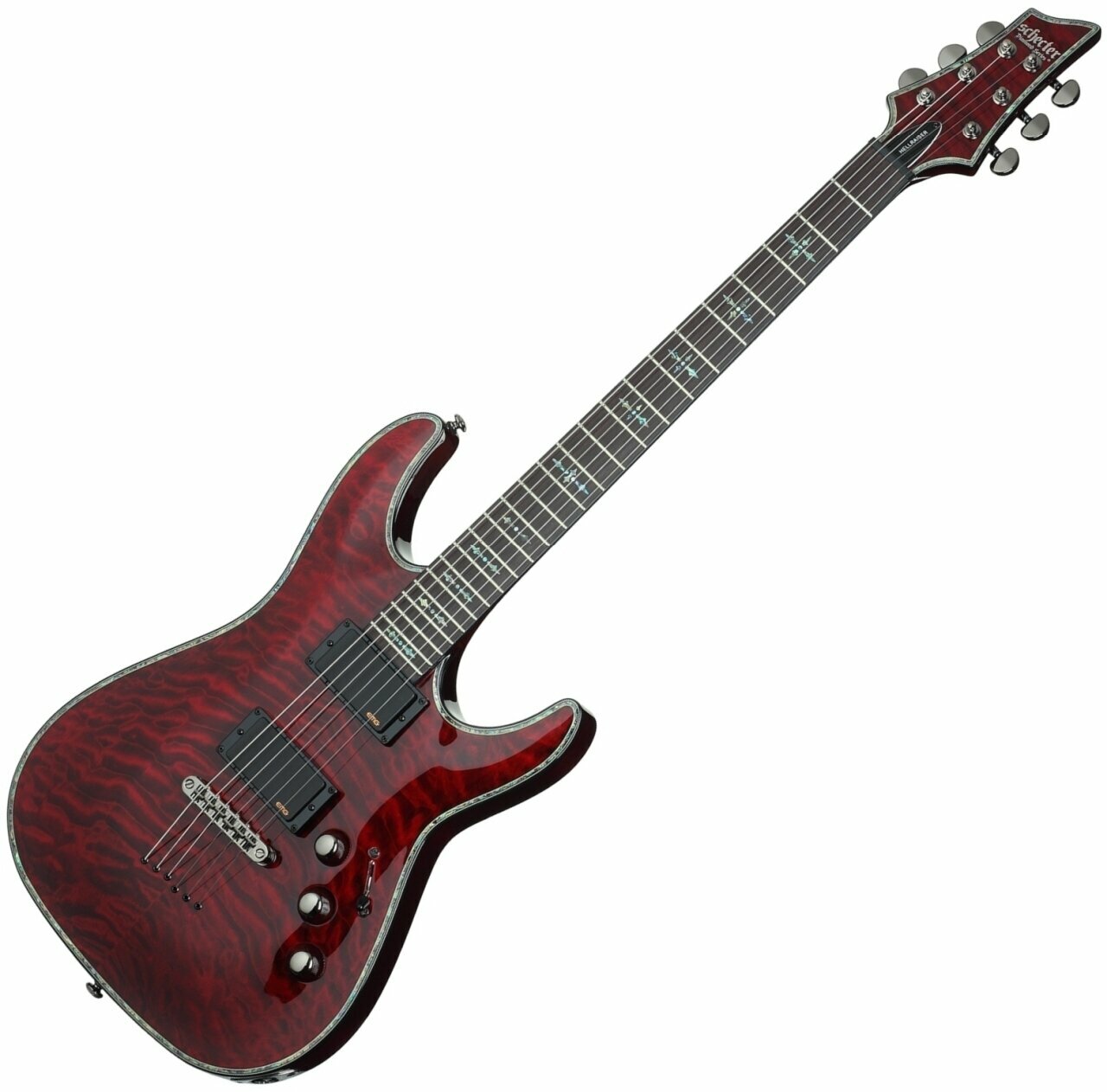 Guitarra eléctrica Schecter C-1 Hellraiser Black Cherry