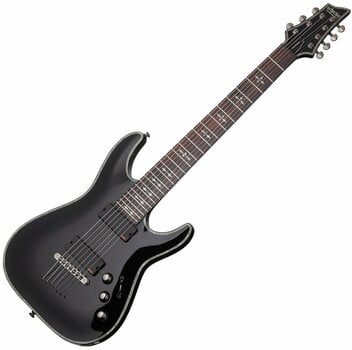 Elektromos gitár Schecter Hellraiser C-7 Fekete - 1