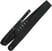 Leather guitar strap Richter RAW II Suede Black Leather guitar strap Waxy Suede Black