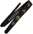 Richter 1566 Motörhead Black/Old Brass Brass Gitarový pás
