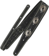 Каишка за китара Richter Springbreak I Black/Old Nickel Black/Old Nickel Каишка за китара