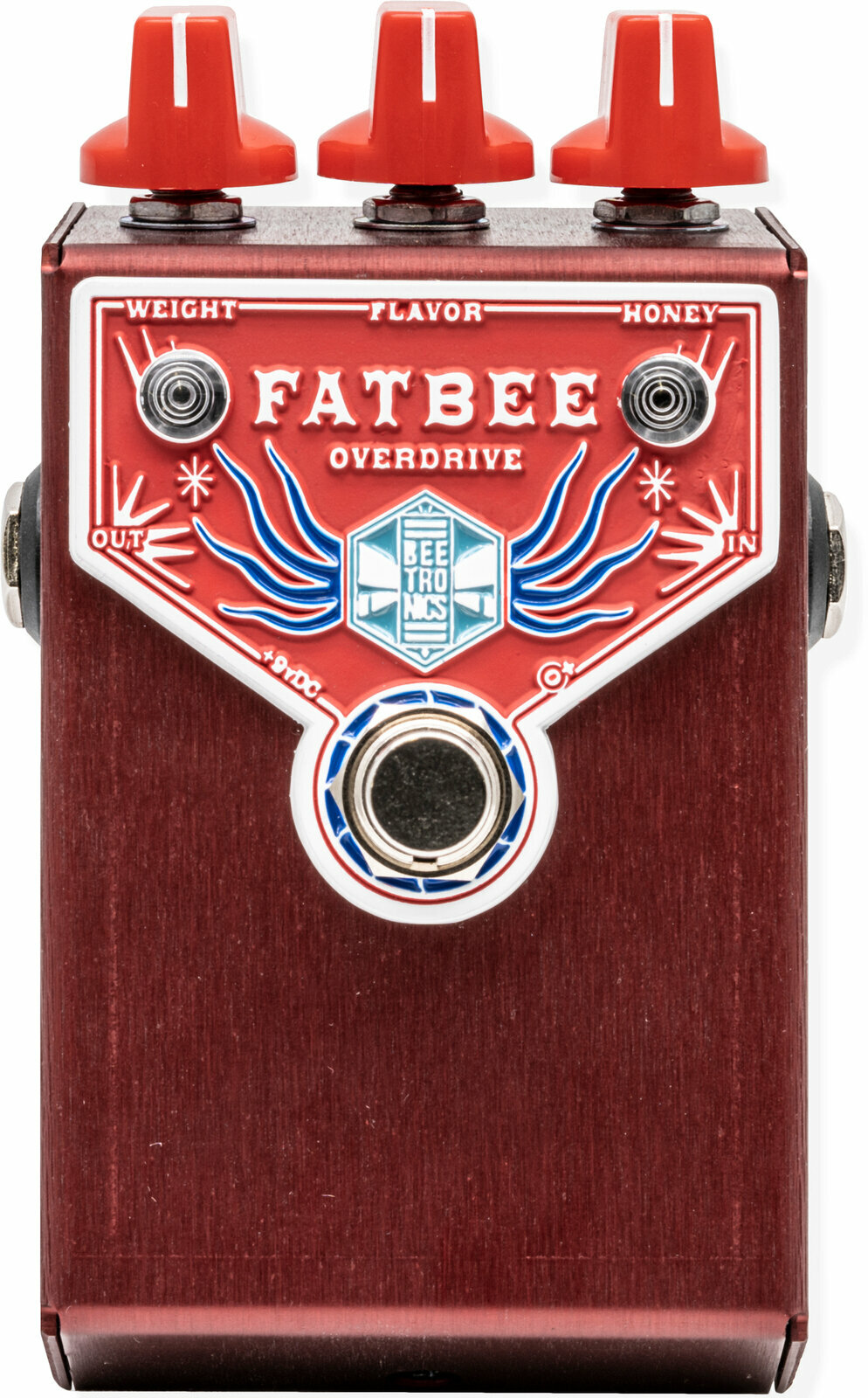 Efect de chitară Beetronics Fatbee Omega Red (Limited Edition)