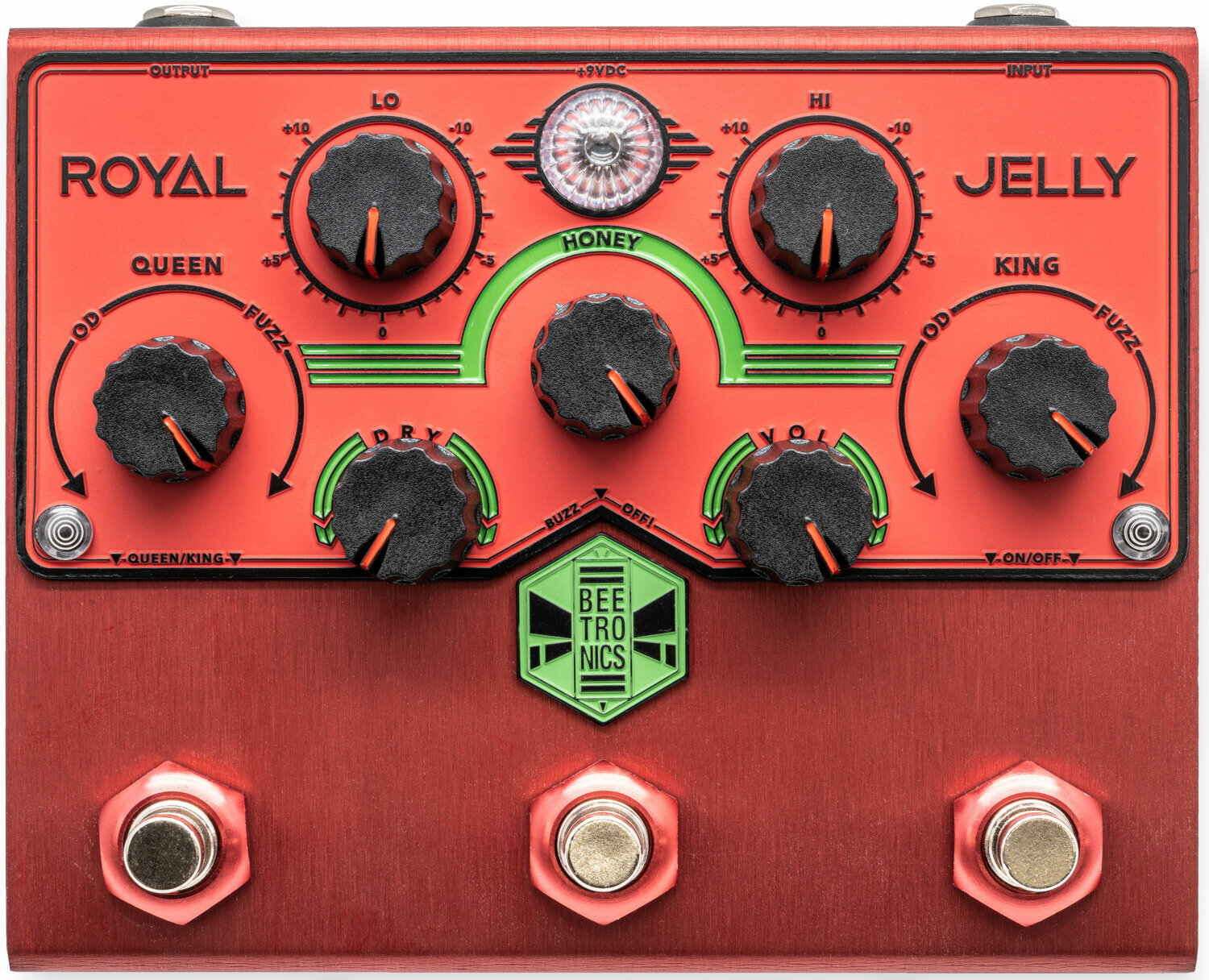 Effet guitare Beetronics Royal Jelly Greenwhich (Limited Edition)