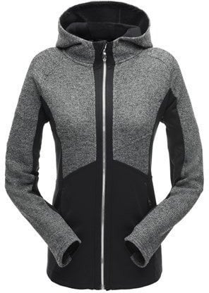 T-shirt/casaco com capuz para esqui Spyder Bandita Hoody Stryke Jacket Black XL Hoodie