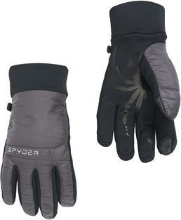 Luvas de esqui Spyder Glissade Hybrid Mens Glove Polar/Black XL