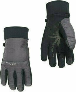 Ski Gloves Spyder Glissade Hybrid Mens Glove Polar/Black XL - 1