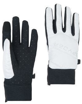 Luvas de esqui Spyder Solitude Hybrid Womens Glove White/Black S