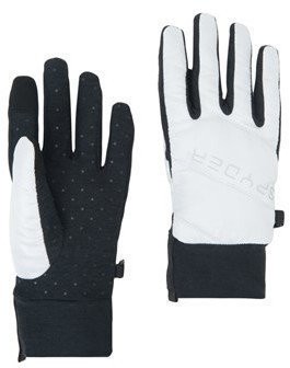 Mănuși schi Spyder Solitude Hybrid Womens Glove White/Black M