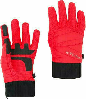 Ski Gloves Spyder Bandita Stryke Hybrid Womens Glove Hibiscus/Black S - 1