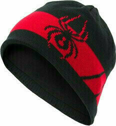 Ski Beanie Spyder Shelby Mens Hat Black/Red One Size - 1