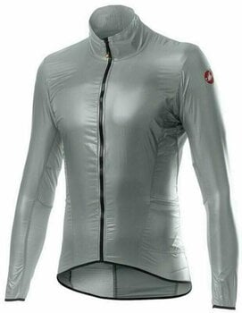 Cycling Jacket, Vest Castelli Aria Shell Jacket Silver Gray S Jacket - 1