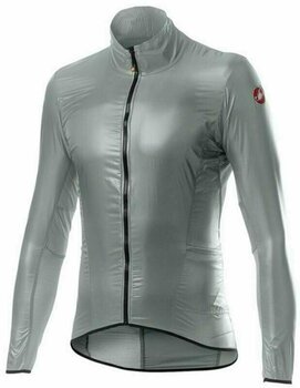 Cycling Jacket, Vest Castelli Aria Shell Jacket Silver Gray XL Jacket - 1
