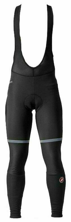 Pantaloncini e pantaloni da ciclismo Castelli Polare 3 Bib Tight Black S Pantaloncini e pantaloni da ciclismo