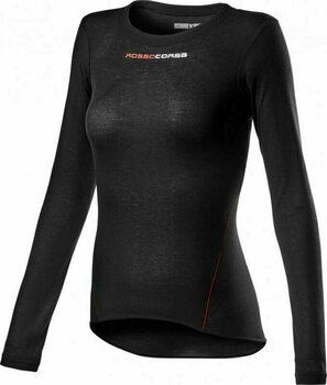 Odzież kolarska / koszulka Castelli Prosecco Tech W Long Sleeve Bielizna funkcjonalna Black XS - 1