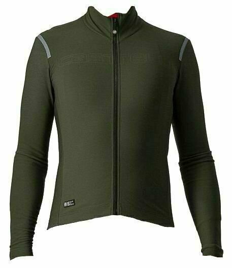 Odzież kolarska / koszulka Castelli Tutto Nano Ros Jersey Golf Military Green M