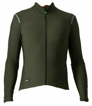 Odzież kolarska / koszulka Castelli Tutto Nano Ros Jersey Golf Military Green M - 1
