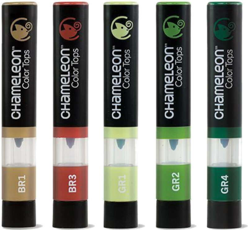 Marker Chameleon CT4514 Set Of Extensions Nature Tones 5 pcs
