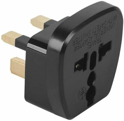 Netzteil Lewitz QZ36  Travel Adaptor Euro to UK (Earthed)