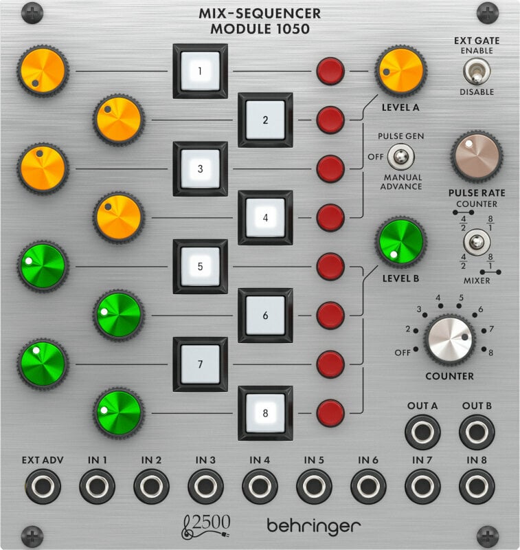 Modulært system Behringer Mix-Sequencer Module 1050