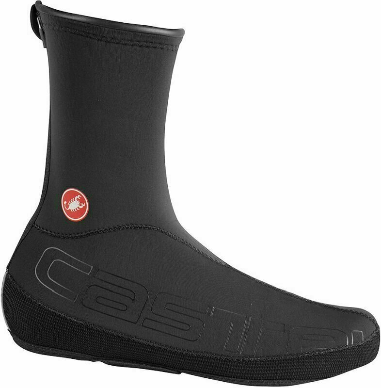 Couvre-chaussures Castelli Diluvio UL Shoecover Black/Black L/XL Couvre-chaussures