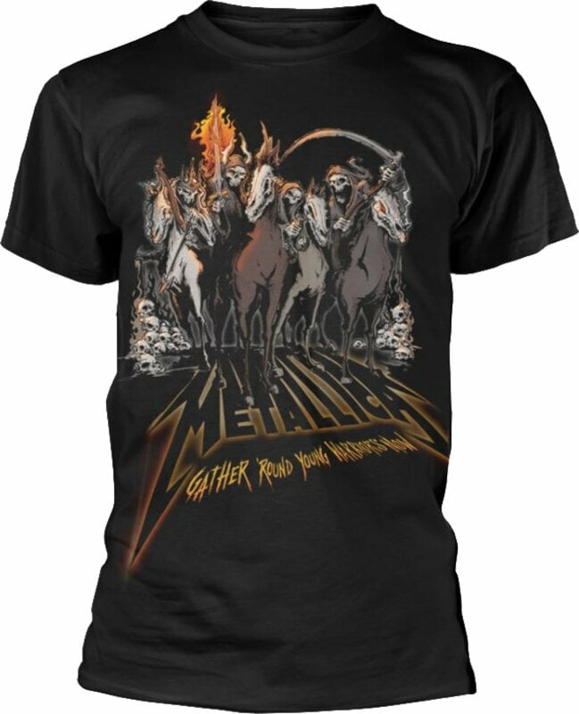 Maglietta Metallica Maglietta 40th Anniversary Horsemen Maschile Black XL