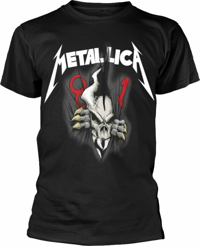 Skjorta Metallica Skjorta 40th Anniversary Ripper Herr Black S