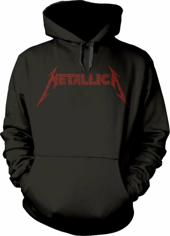 Hoodie Metallica 40th Anniversary Songs Logo Black 2XL Hoodie