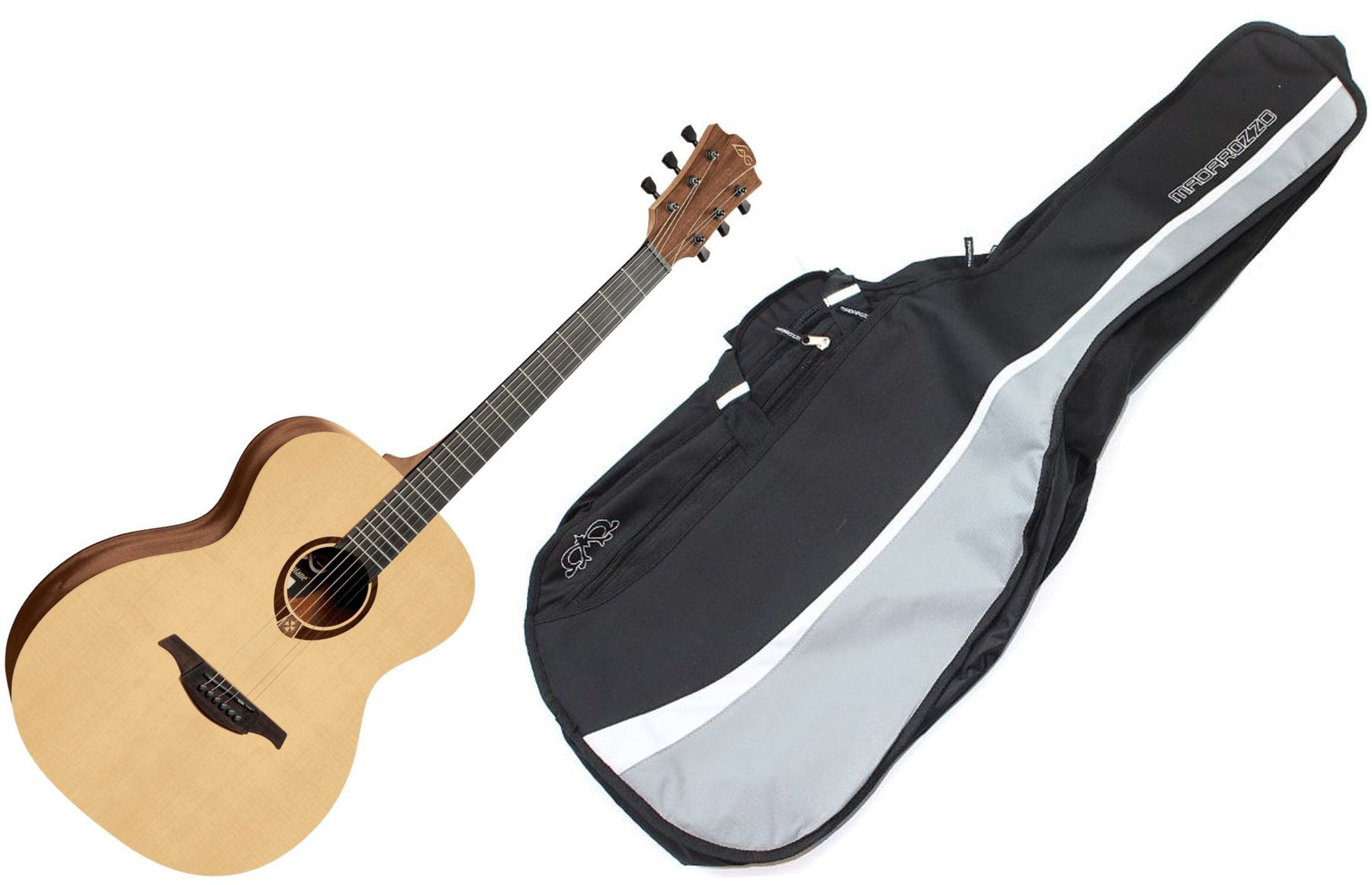 Guitarra jumbo LAG T70A set Natural Satin