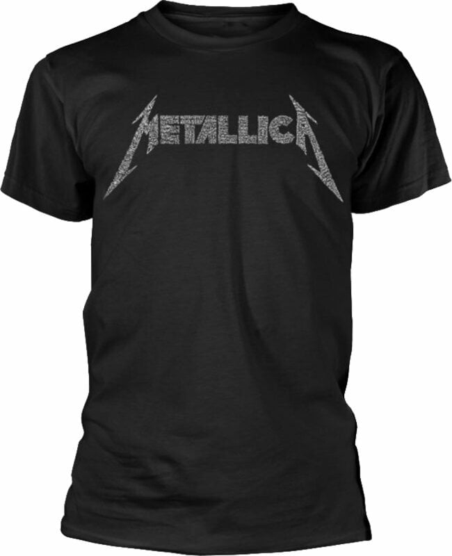 Shirt Metallica Shirt 40th Anniversary Songs Logo Black L