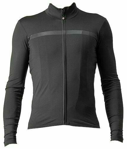 Cycling jersey Castelli Pro Thermal Mid Long Sleeve Jersey Dark Gray 2XL