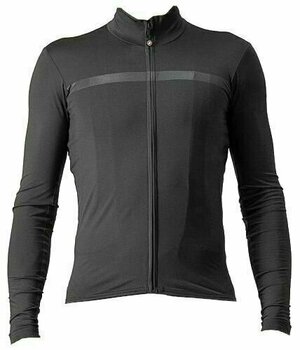 Jersey/T-Shirt Castelli Pro Thermal Mid Long Sleeve Jersey Funktionsunterwäsche Dark Gray 2XL - 1