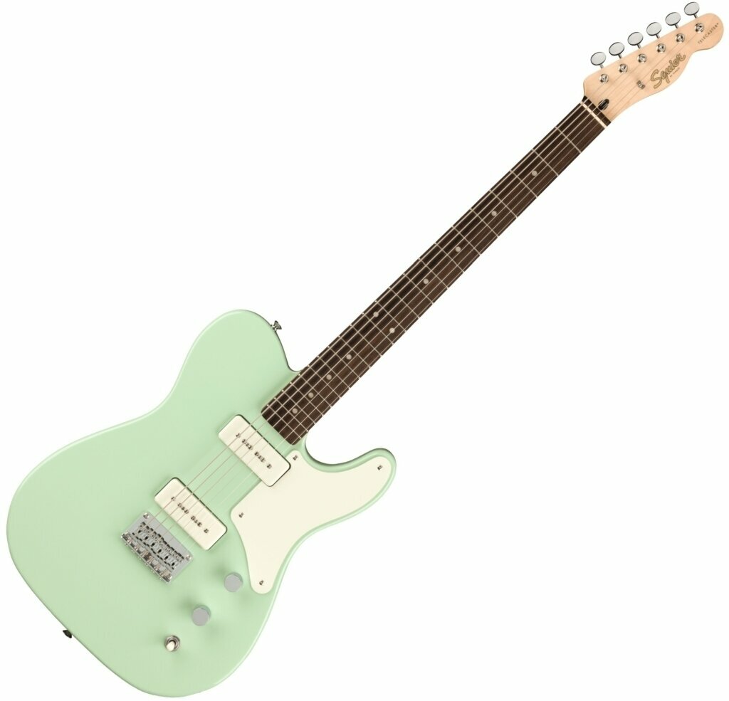 Elektrische gitaar Fender Squier Paranormal Baritone Cabronita Telecaster Surf Green