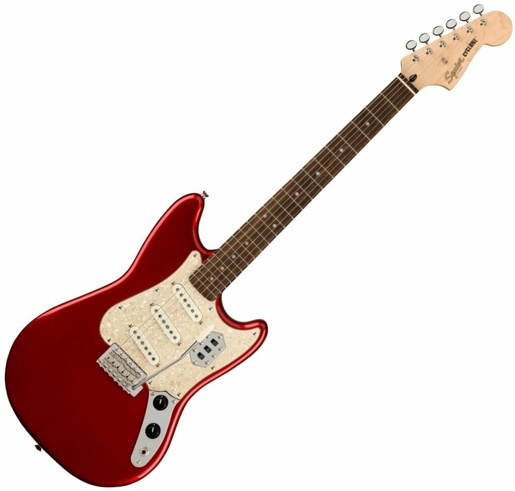 Electric guitar Fender Squier Paranormal Cyclone Candy Apple Red