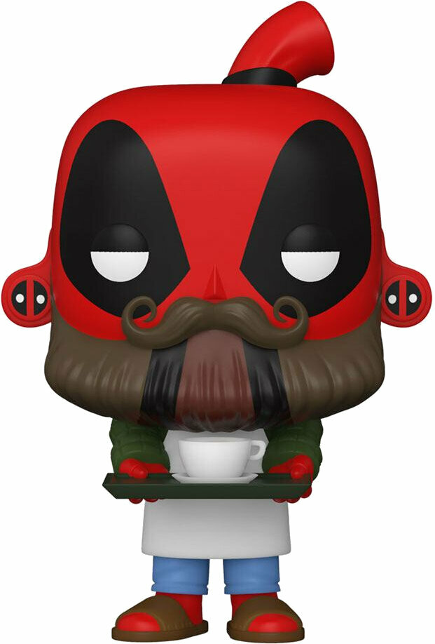 Figurine de collection Funko POP Marvel: Deadpool 30th- Coffee Barista Figurine de collection
