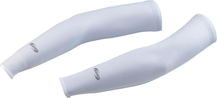 Mangas de brazo de ciclismo BBB Comfortarms White XL Mangas de brazo de ciclismo
