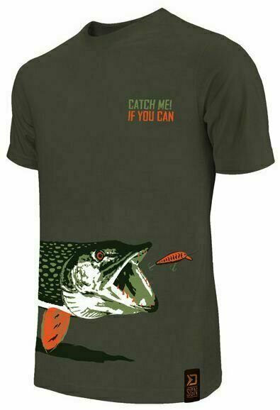 T-Shirt Delphin T-Shirt Catch me! Pike M