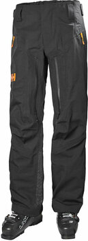 Pantalons de ski Helly Hansen Wasatch Shell Mens Pant Black L - 1