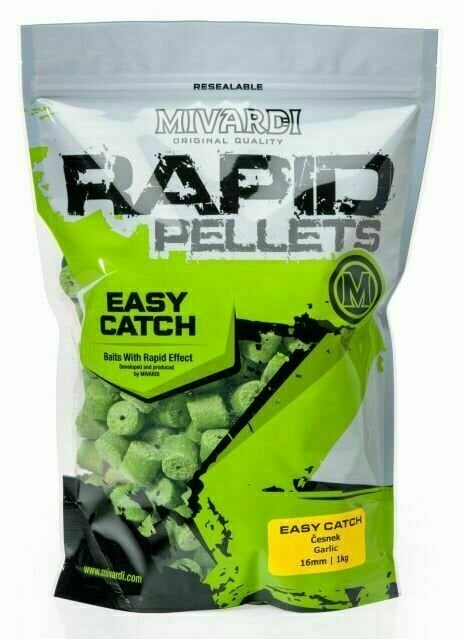 Δολώματα Pellets Mivardi Rapid Pellets Easy Catch 1 kg 16 mm Garlic Δολώματα Pellets