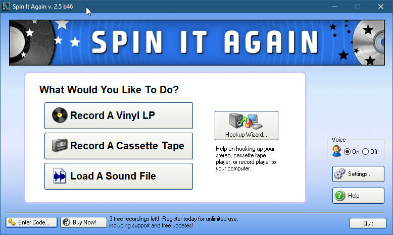 Studiový software Acoustica Spin It Again (Digitální produkt)