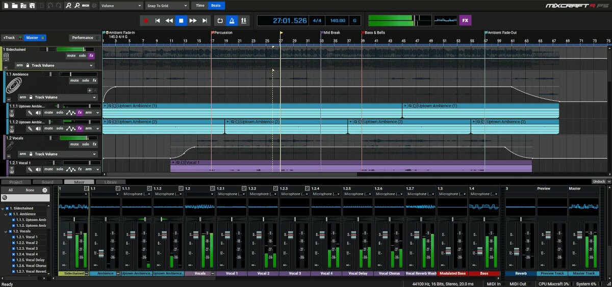 Acoustica Mixcraft 9 Recording Studio (Produs digital)