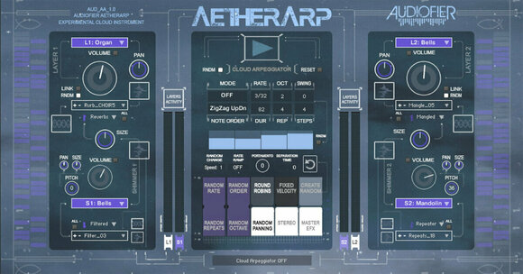 Zvuková knihovna pro sampler Audiofier AetherArp (Digitální produkt) - 1